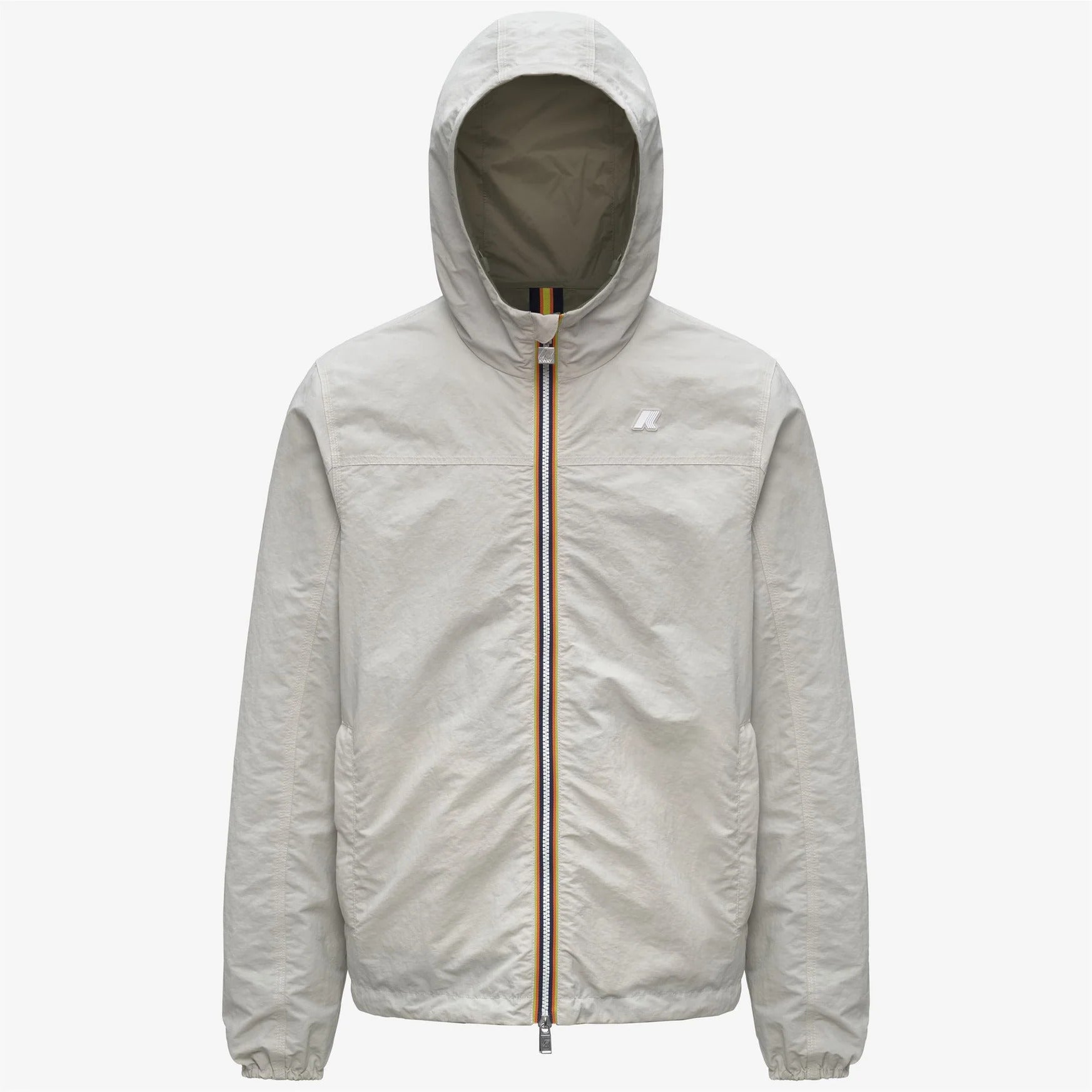 K-way JAKE COTTON REVERSIBLEBEIGE LT-GREEN LICHEN