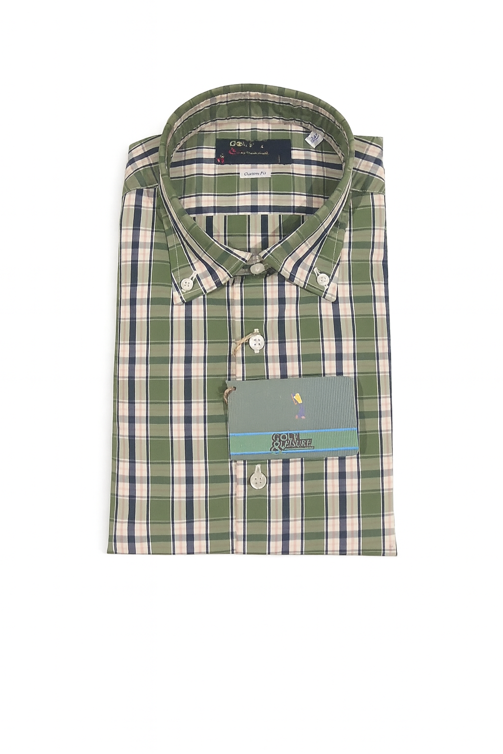 Golf by Montanelli Camicia boscaiola uomo botton down