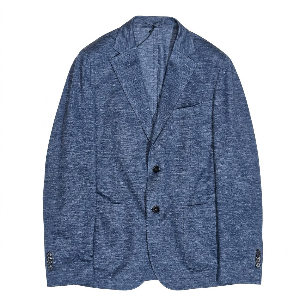 Giacca Golf by Montanelli Jersey misto Lino e Cotone