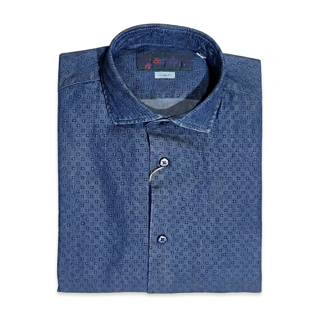 Camicia Golf by Montanelli Jeans fantasia