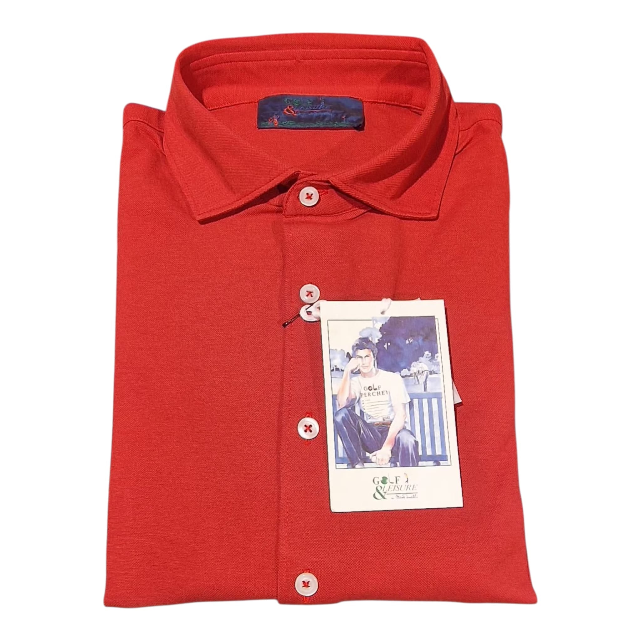 Polo camicia micropiquet