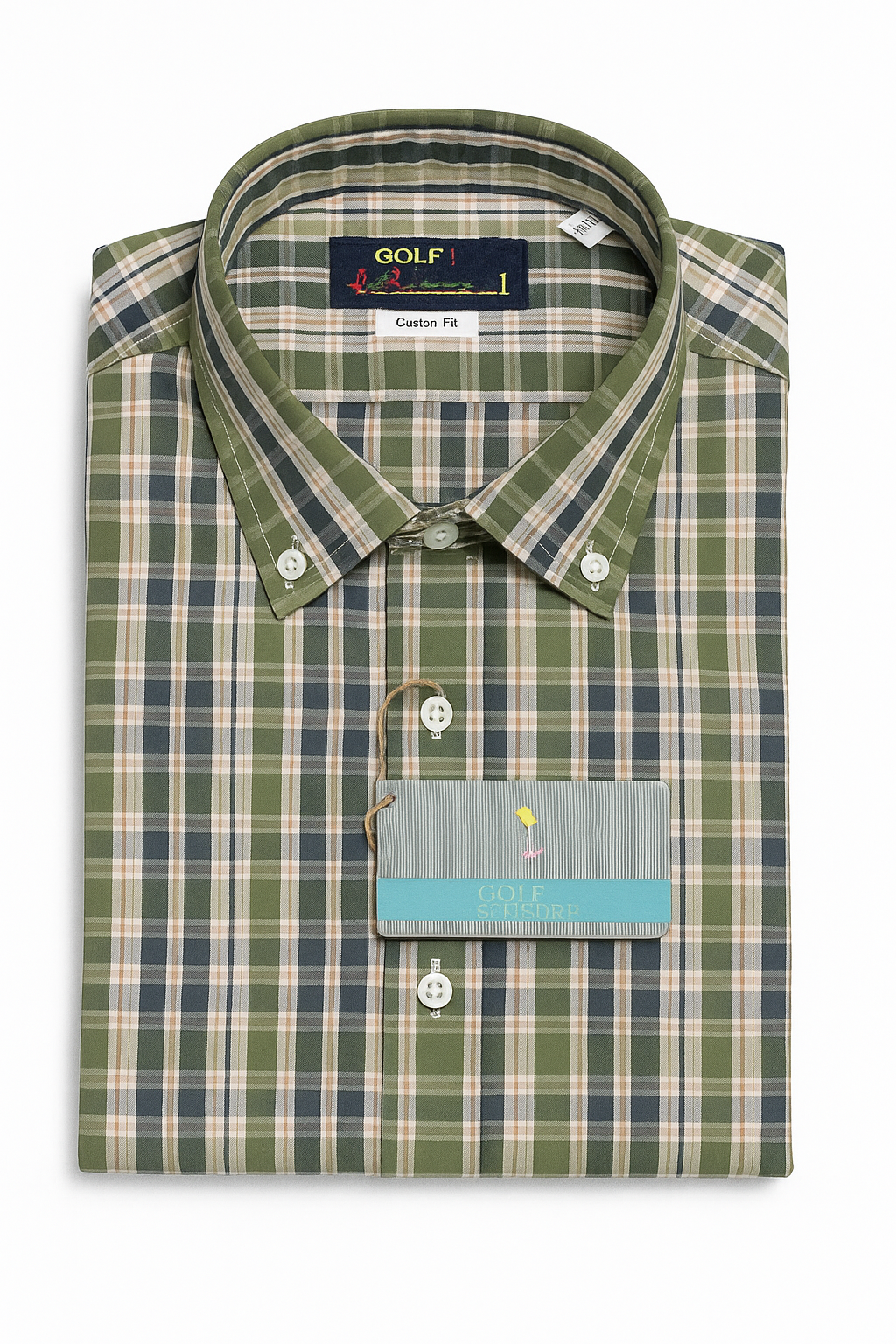 Golf by Montanelli Camicia boscaiola uomo botton down