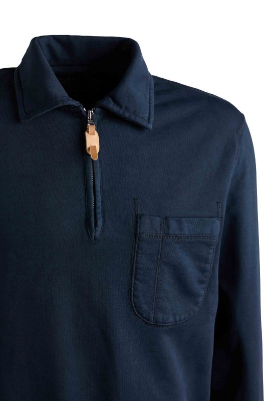 Manifattura Ceccarelli Zip Polo Sweatshirt F201
